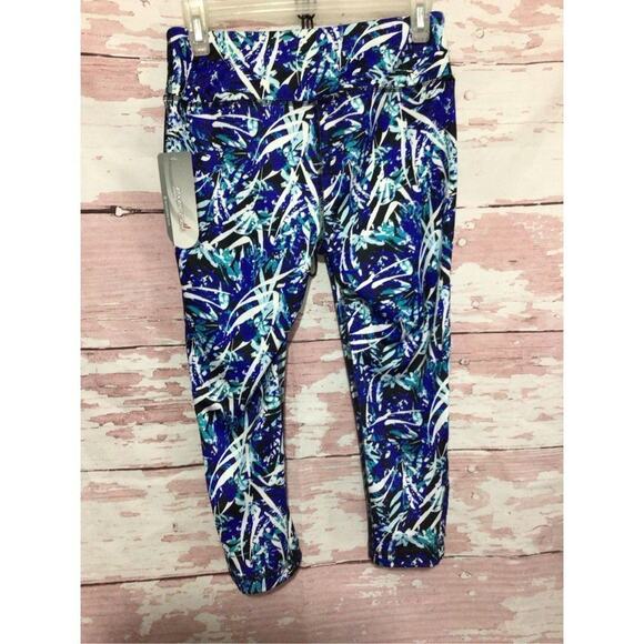 NWT EXERTEK Athletics Pant Cut Out Leg Accents Size Petite Medium NEW - Picture 6 of 14